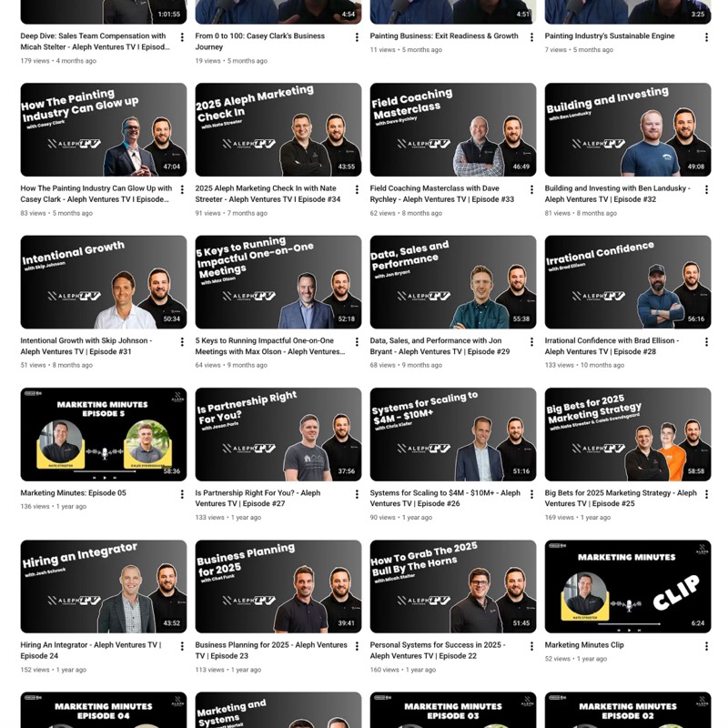 Aleph Ventures TV episodes